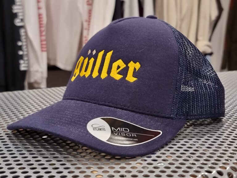 Cap "Guller" a rete - Viola Logo Giallo - Adjustable 1