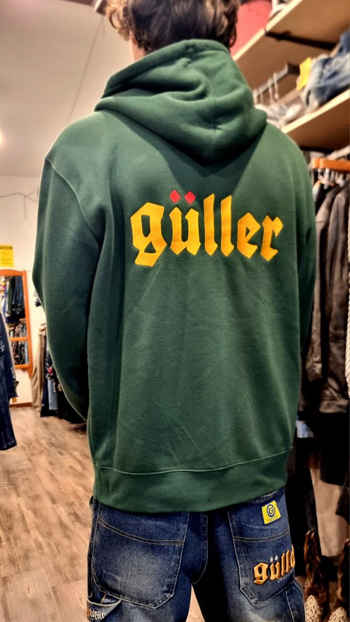 Hoodie zip "GULLER" - Green 1